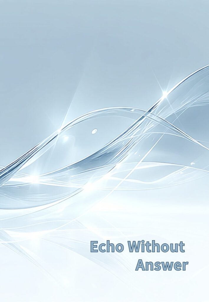 Abstract light waves illustration, Echo Without Answer